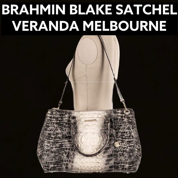 NWT BRAHMIN BLAKE SATCHEL VERANDA MELBOURNE - Picture 11 of 12